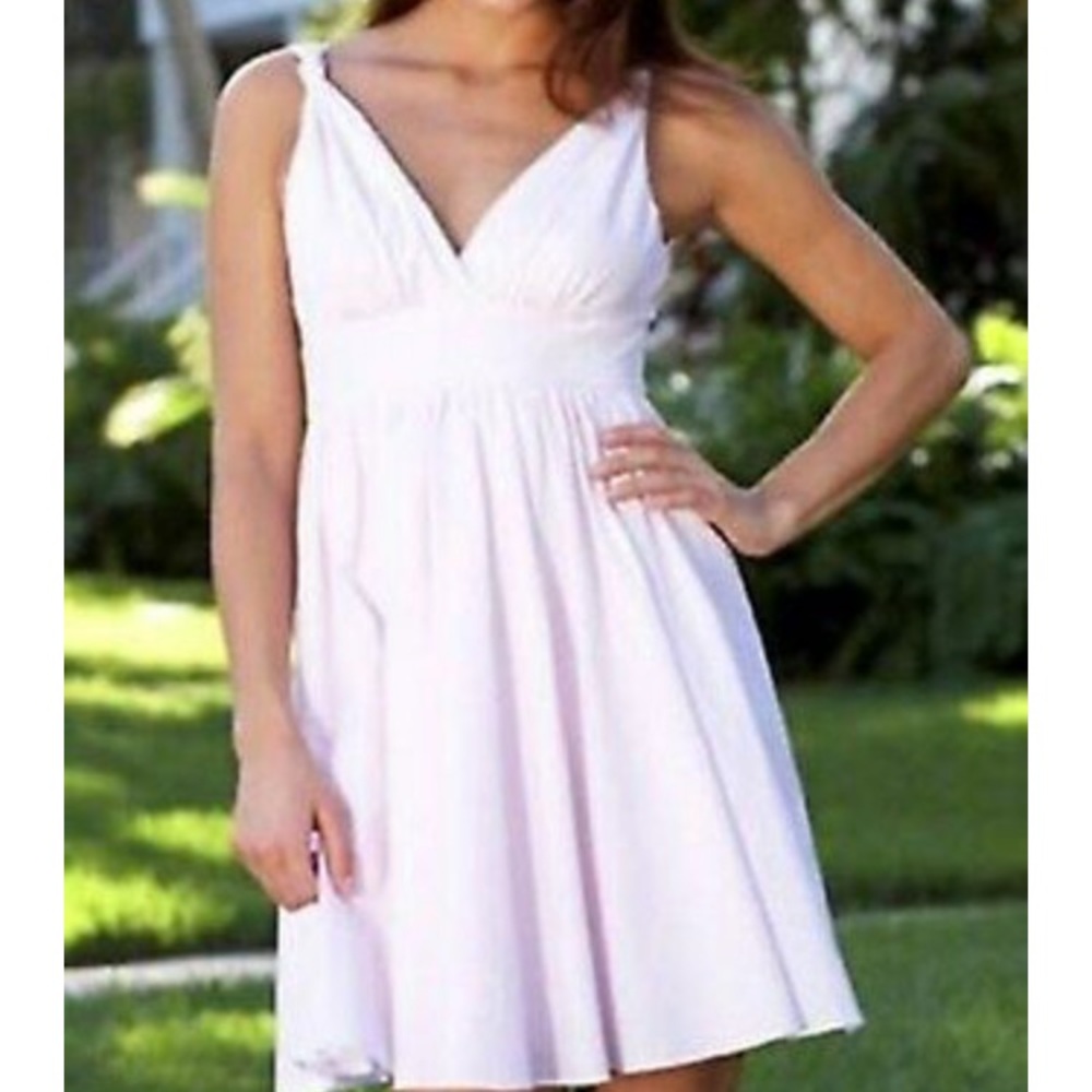 Vineyard Vines Classic pink Seersucker dress